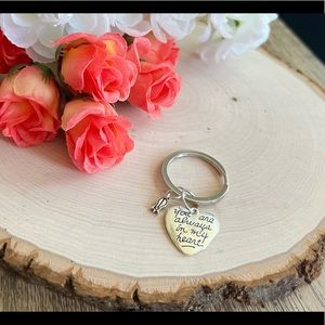 Key chain with motivational quotes